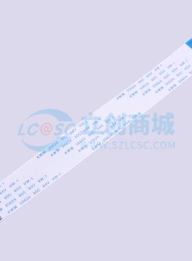 FFC连接线 JS10B-16P-150-4-8 P=1mm 16P 0.3mm 反向
