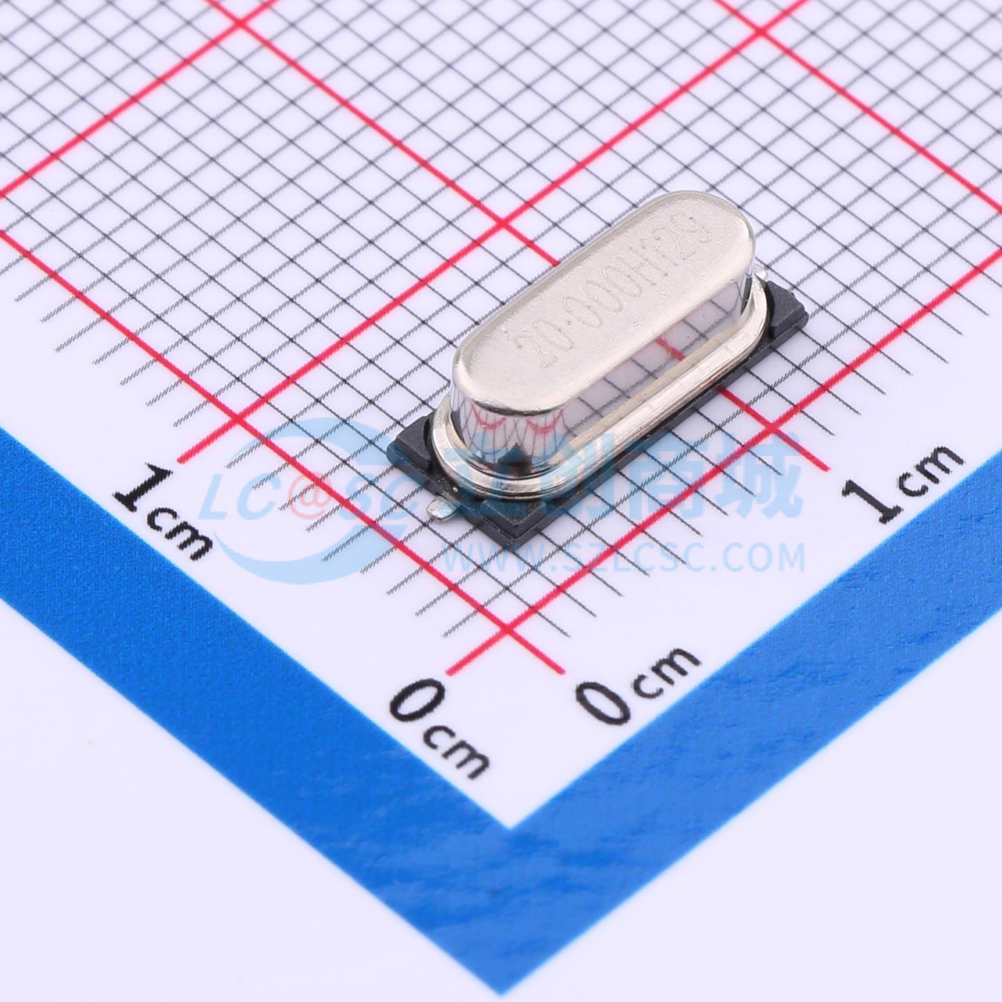 无源晶振 X49SS2-20.000-F30JJDTL HC-49S-SMD 20MHz ±30ppm 30p
