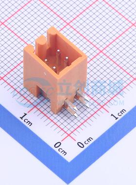 插拔式接线端子 KF2EDGERC-3.5-2*2P 弯插,P=3.5mm 板端/插座-闭