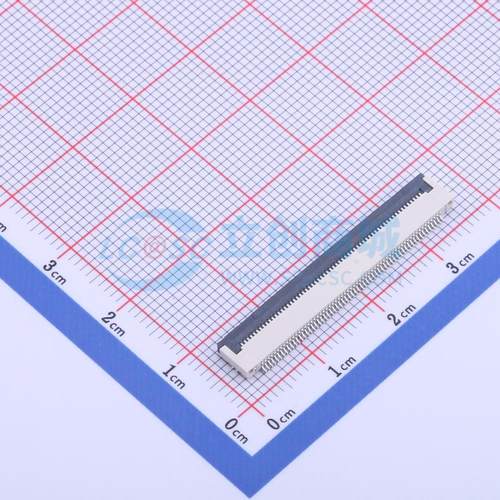 连接器 KH-FG0.5-H2.0-60PIN SMD,P=0.5mm,卧贴 翻盖式 60P 下接