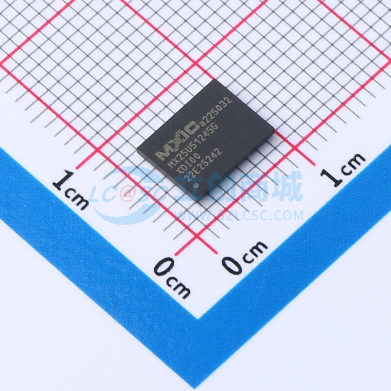 NOR FLASH MX25U51245GXDI00 CSPBGA-24(6x8) 电子元器件配单