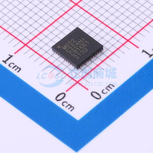 无线收发芯片 EFR32MG22C224F512IM40-C QFN-40-EP(5x5) 原装正品
