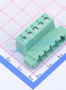 插拔式接线端子 KF2EDGRKM-5.08-5P P=5.08mm 插头 1x5P 原装正品