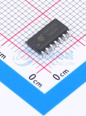 逻辑门 74HC02S SOP-14 原装正品 电子元器件配单