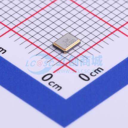 无源晶振 7U25000E07UCG SMD3225-4P 25MHz ±10ppm 7pF 原装正品