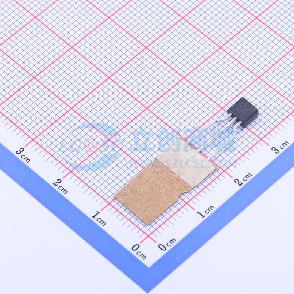 三极管(BJT) ZTX455STZ TO-92-3 1A 140V DIODES(美台) 原装正品