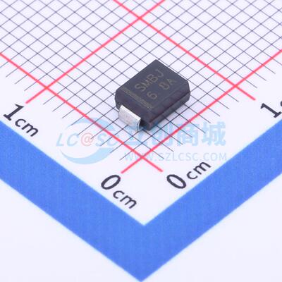 TVS/ESD管 SMBJ6.8A SMB(DO-214AA) 5V 65.3A Leiditech(雷卯电子
