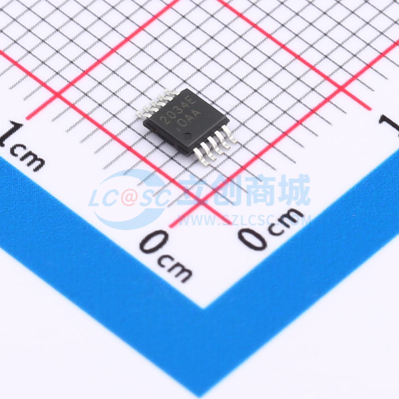 模拟开关/多路复用器 DG2034EDQ-T1-GE3 MSOP-10 电子元器件配单