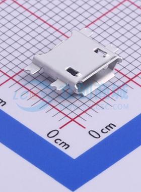 USB连接器 MICRO CBJB1.17-4P SMD 母 沉板 5P 电子元器件配单