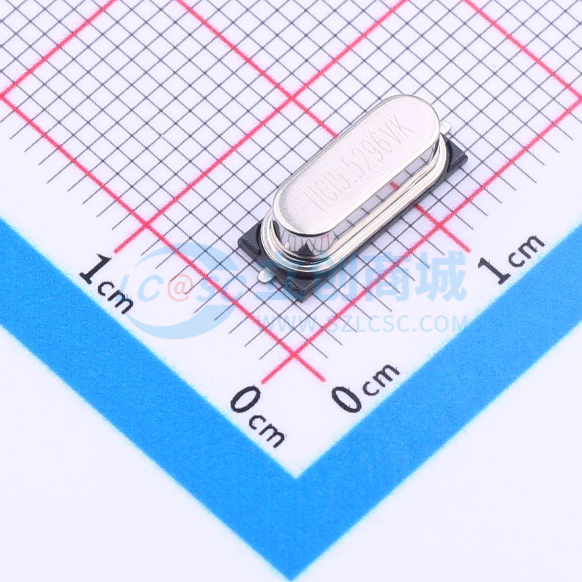 无源晶振 X49SS2-5.5296-F12LJDT HC-49S-SMD 5.5296MHz ±20ppm