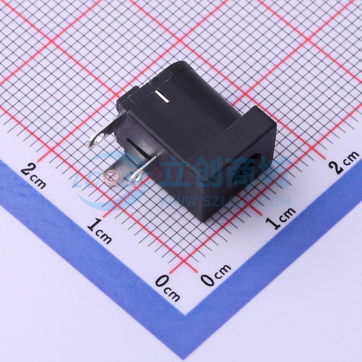 DC电源连接器 DC-005Cφ1.3-SU平2.5 插件 原装 电子元器件配单