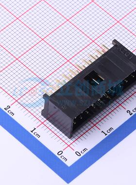 连接器 X9555WV-2x10E-PTV01 插件,P=2.54mm