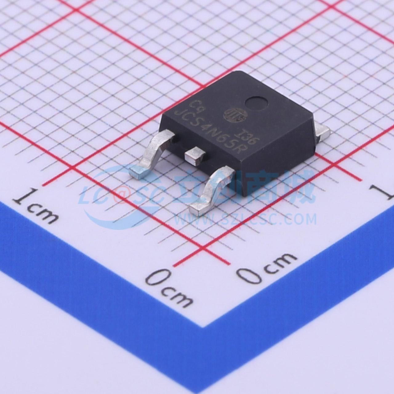 场效应管MOS JCS4N65RC-DPAK DPAK 650V 4A 吉林华微 原装