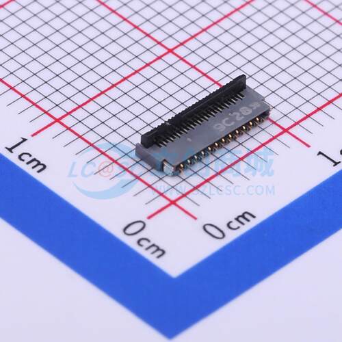 连接器 FH35C-25S-0.3SHW(50) SMD,P=0.3mm,卧贴 翻盖式 25P 双侧