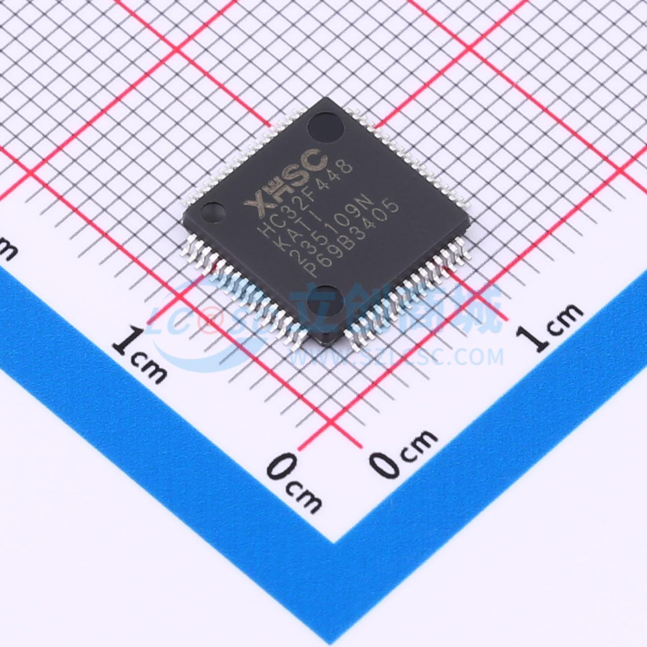 单片机(MCU/MPU/SOC) HC32F448KATI-LQFP64 LQFP-64(10x10) 原装
