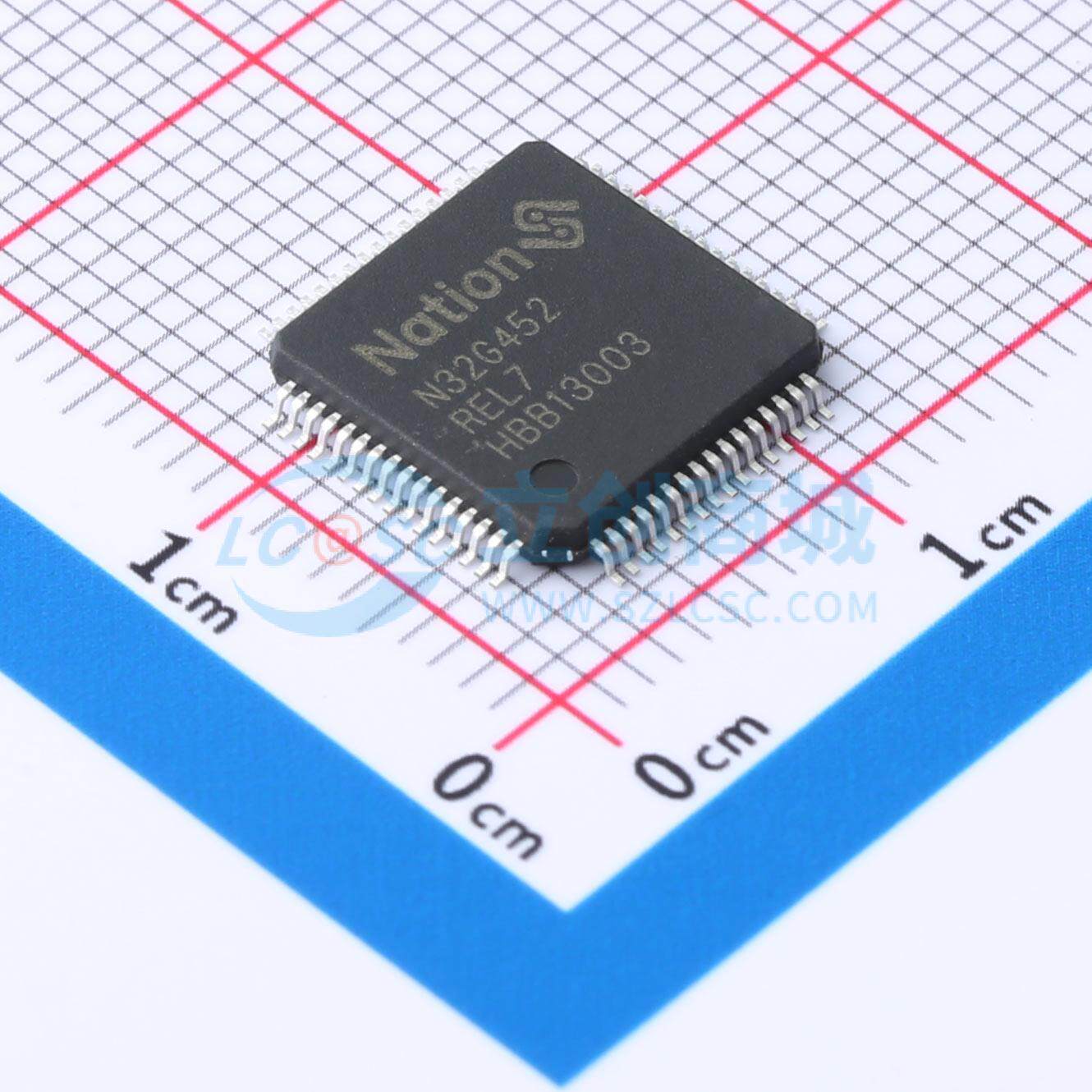 单片机(MCU/MPU/SOC) N32G452REL7 LQFP-64(10x10) 电子元器件