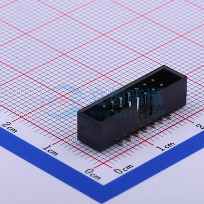 连接器 B-3002N14P-0110 SMD,P=2mm 2x7P 简牛座