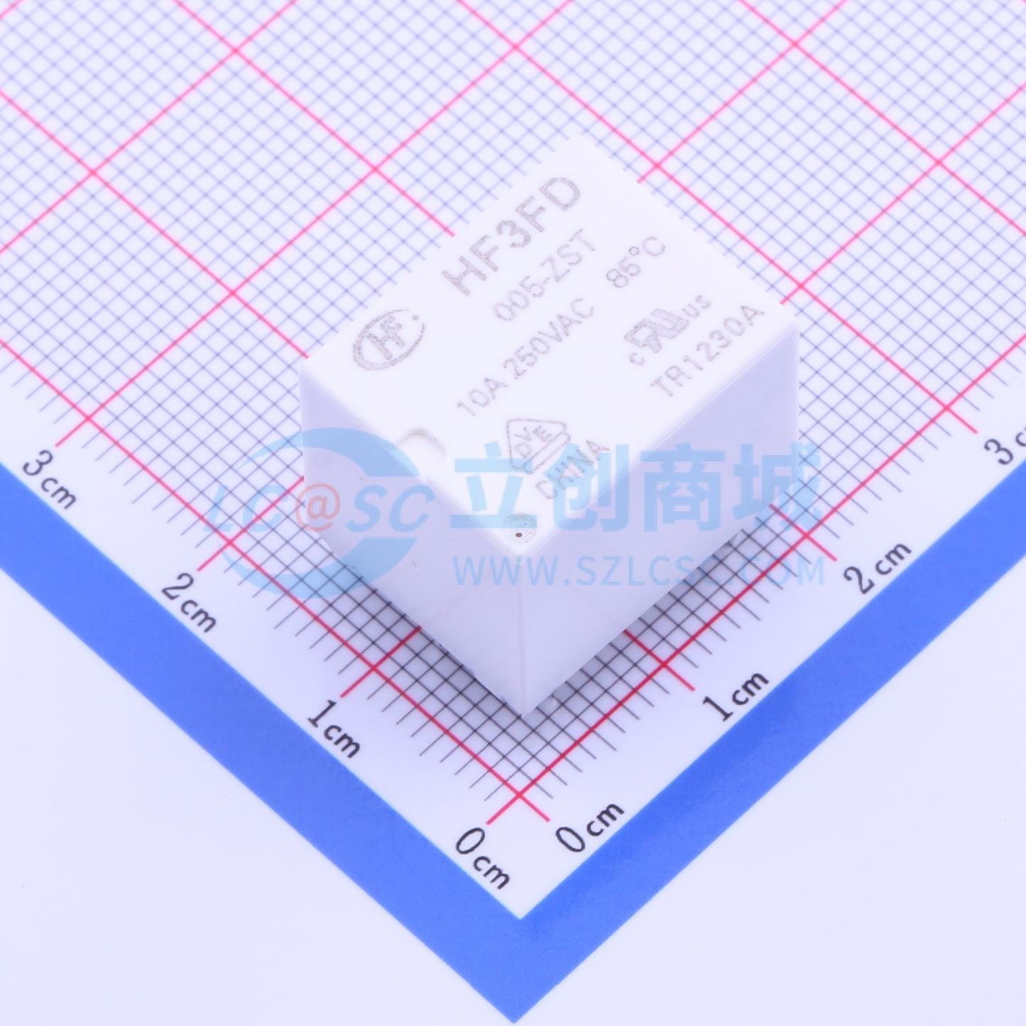 功率继电器 HF3FD/005-ZST 插件,15.2x19mm 5 5V 电子元器件配单