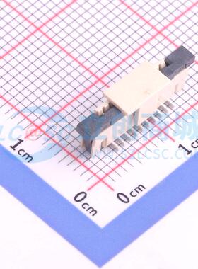 连接器 1.0-10PLTPZ SMD,P=1mm 抽屉式 10P 单侧触点/垂直