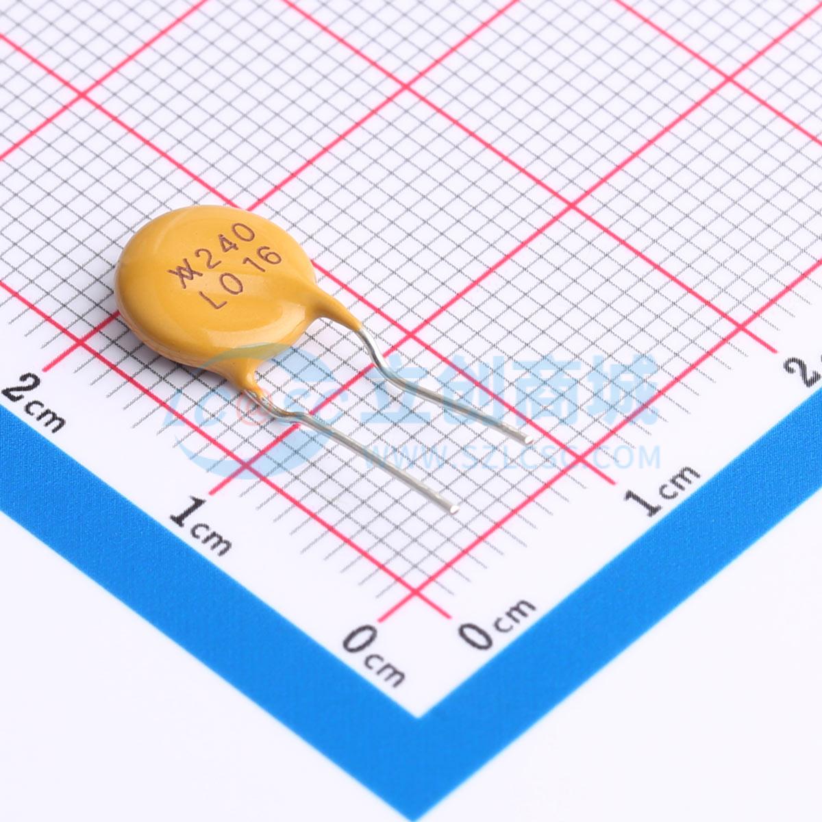 自恢复保险丝 LVR016K 插件 240V 160mA 原装正品 电子元器件配单