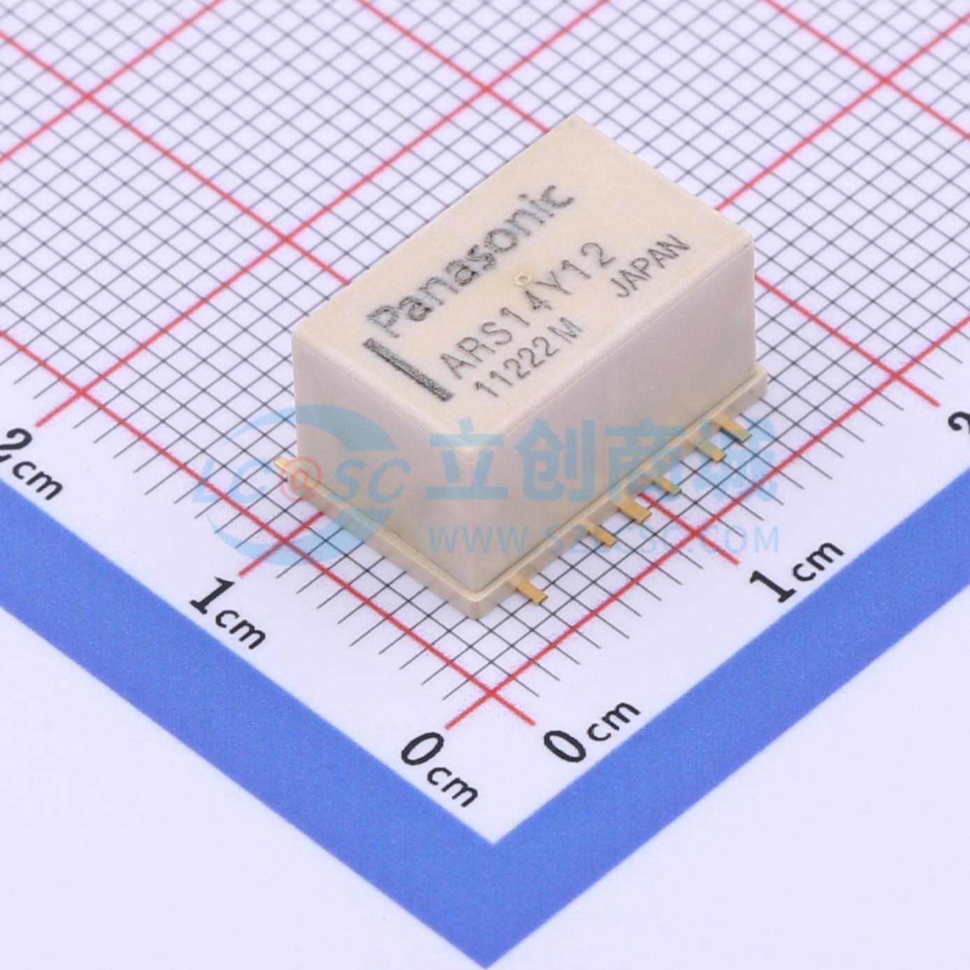 信号继电器 ARS14Y12 SMD,9.2x14.6mm 12V 原装 电子元器件配单