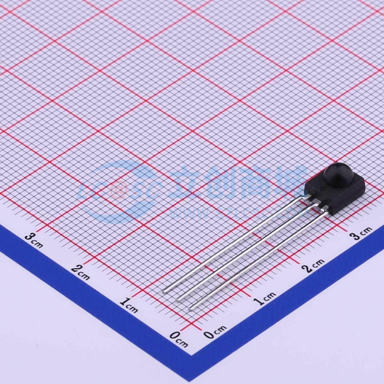 红外遥控接收头(IRM) KRM-HR1116 SIP-3-2.54mm 24m 电子元器件