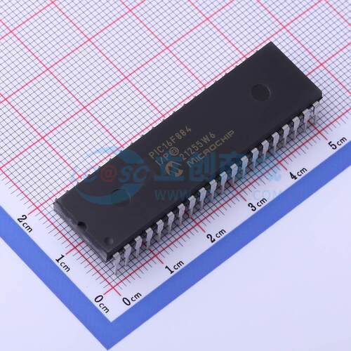 单片机(MCU/MPU/SOC) PIC16F884-I/P PDIP-40 电子元器件配单