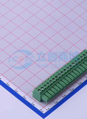 插拔式接线端子 DB2EK-3.5-18P-GN-S P=3.5mm 插头 1x18P 原装