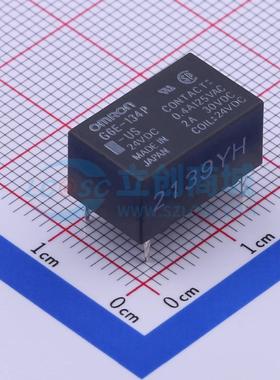 信号继电器 G6E-134P-US DC24 插件,10x16mm 原装 电子元器件配单