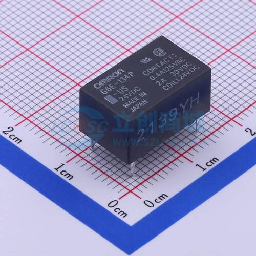 信号继电器 G6E-134P-US DC24 插件,10x16mm 原装 电子元器件配单