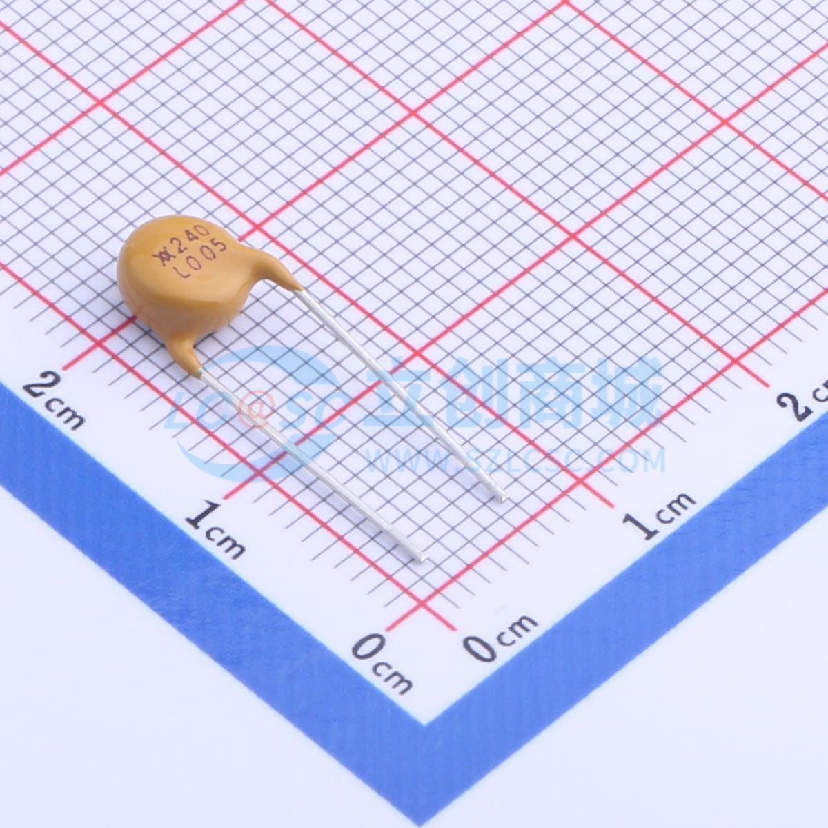 自恢复保险丝 LVR005NS 插件 240V 50mA 原装正品 电子元器件配单