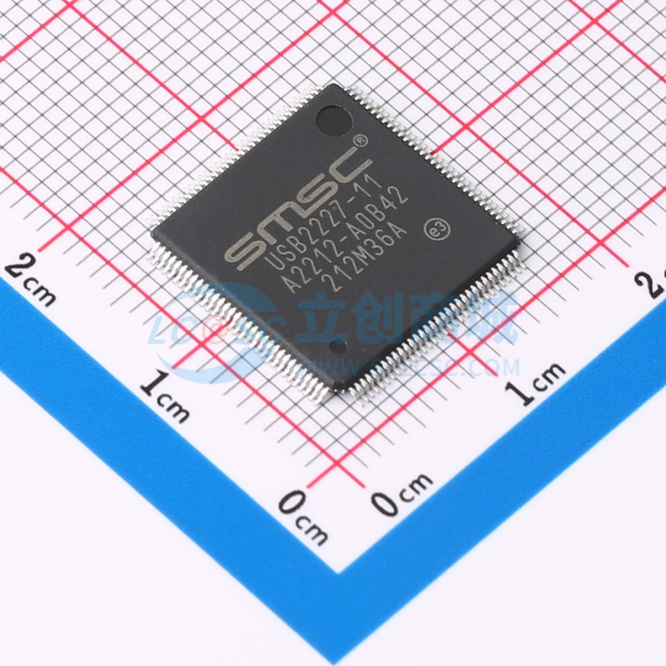 USB转换芯片 USB2227-NU-11 TQFP-128(14x14) 电子元器件配单