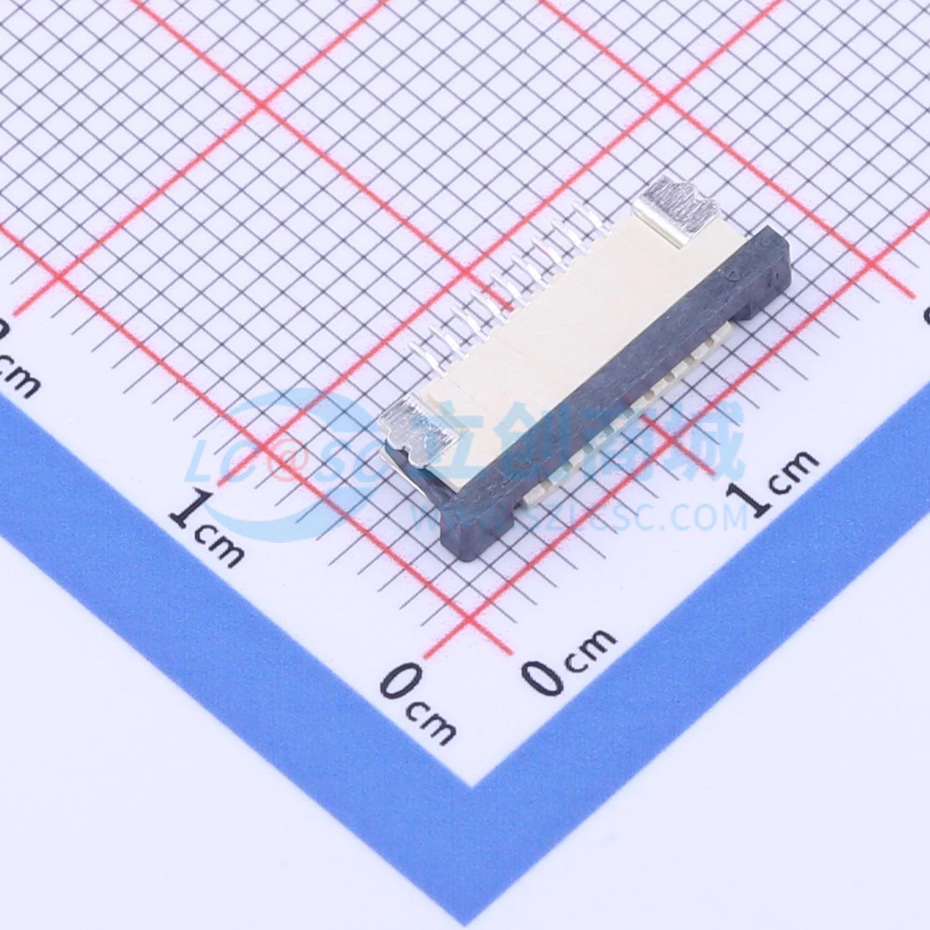 连接器 KH-CL1.0-H2.5-9PS SMD,P=1mm,卧贴 抽屉式 9P 上接