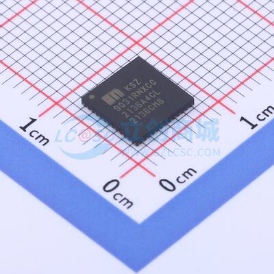 以太网收发器 KSZ9031RNXCC QFN-48-EP(7x7) 原装 电子元器件配单