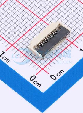 连接器 GT-F0512SR18-12S0101 SMD,P=0.5mm 翻盖式 12P 下接