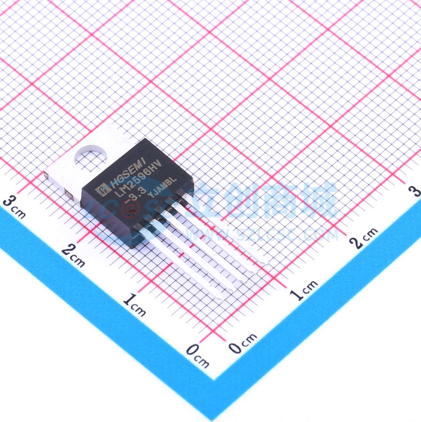 DC-DC电源芯片 LM2596HVT-3.3 TO-220-5 原装正品 电子元器件配单