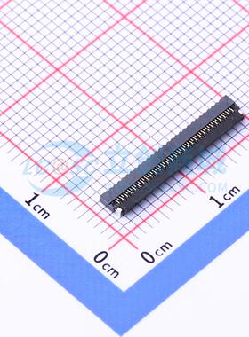 连接器 0.3K-QX-57PWB SMD,P=0.3mm,卧贴 翻盖式 57P 下接