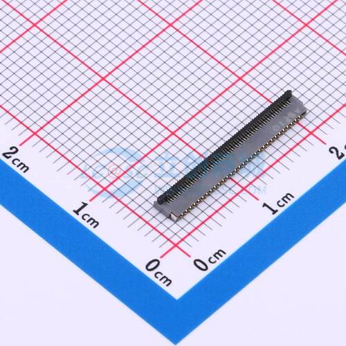 连接器 FH35C-61S-0.3SHW(50) SMD,P=0.3mm,卧贴 翻盖式 61P 双侧