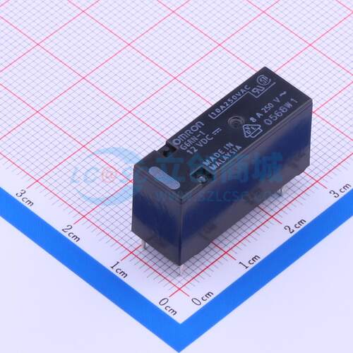 功率继电器 G6RN-1 DC12 插件,10x28.5mm 原装 电子元器件配单