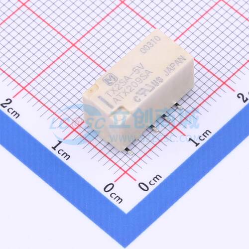 信号继电器 TX2SA-5V-Z SMD,7.4x15mm 5V 原装 电子元器件配单