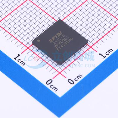 USB转换芯片 FT4232HQ-REEL QFN-64-EP(9x9) 原装 电子元器件配单