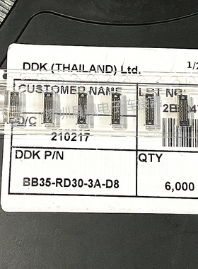 全新BB35-RD30-3A-D8 DDK原装现货30pin0.35mm间距板对板互连接器