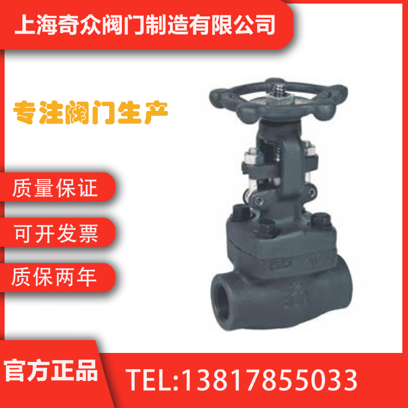 Z11H锻钢闸阀 自动控制阀耐高温气动电站阀门DN50