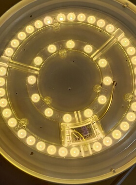 LED吸顶灯灯芯圆灯盘光源灯板灯管72W18W48W36W暖光黄光色温3000k