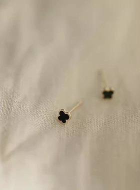 花朵造型耳钉925纯银日韩女
