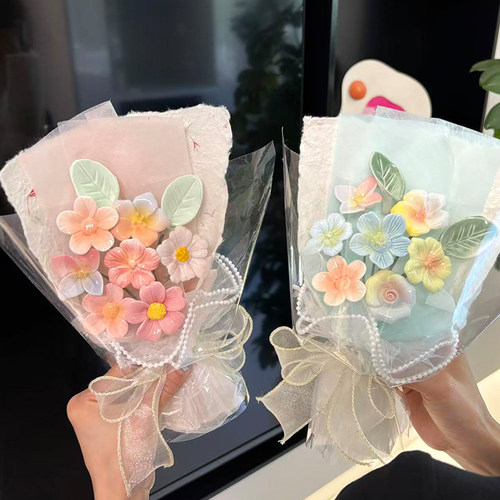 景德镇陶瓷仿真花束成品创意款