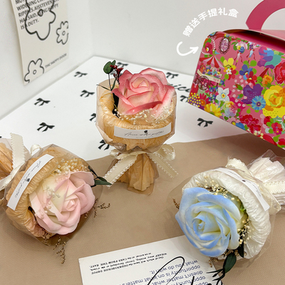 教师节迷你口袋小花束玫瑰礼盒款
