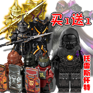 和平精英地铁逃生托雷斯怀特拼装积木七级甲人仔模型摆件益智玩具