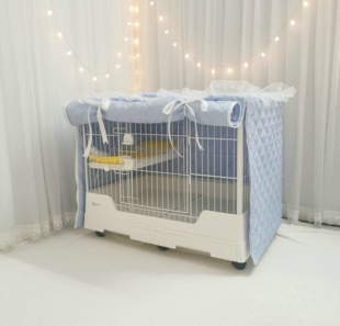 兔笼达洋创逸冬季拉链保暖防风罩宠物笼通用挡风罩可定做卷门款