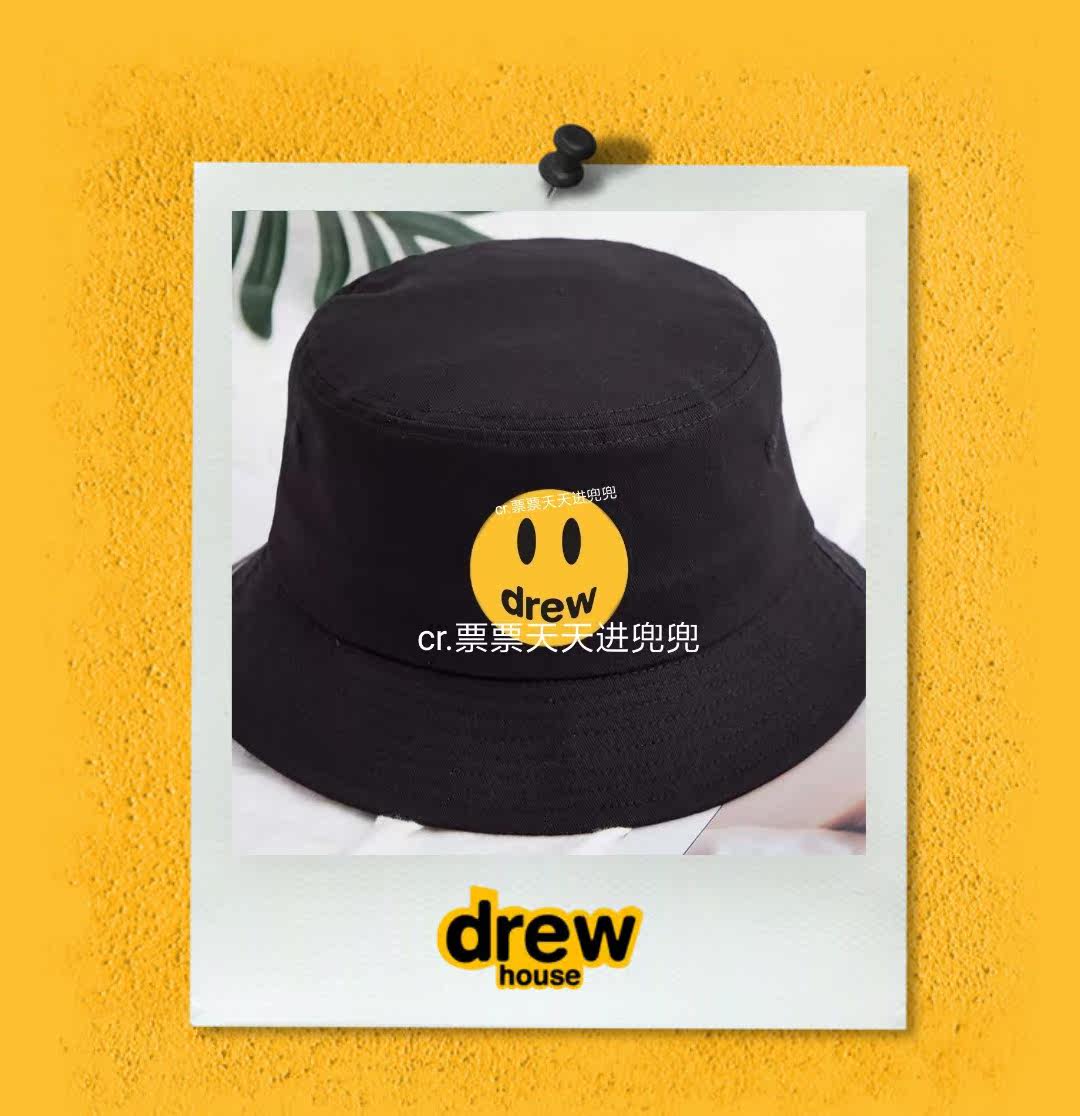 贾斯汀比伯同款渔夫帽 drew刺绣印花帽 justinbieber笑脸遮阳帽夏在类目 服饰配件/皮带/帽子/围巾, 帽子中 - 来自Buy2taobao.com提供专业的淘宝代购服务